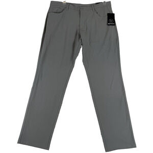 NEW 90 Degree by Reflex Men's Prime Time Pants Size XL 38x32 Grey NWT Stretch